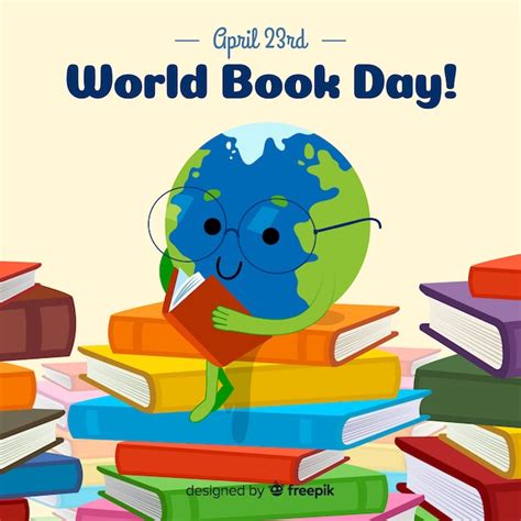 Free Vector Hand Drawn World Book Day Background