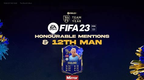 Fifa Toty Honourable Mentions And Toty Th Man Released Into Fut