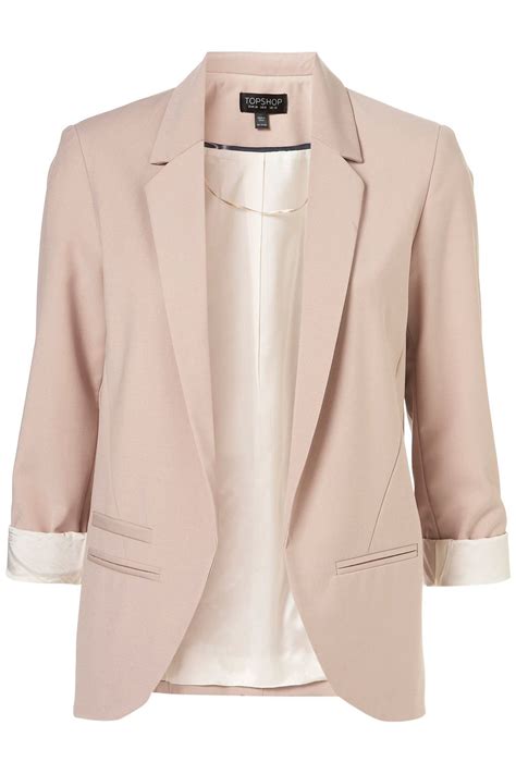 A Nude Blazer Is Necessary Clothes Fashion Pink Jacket Blazer