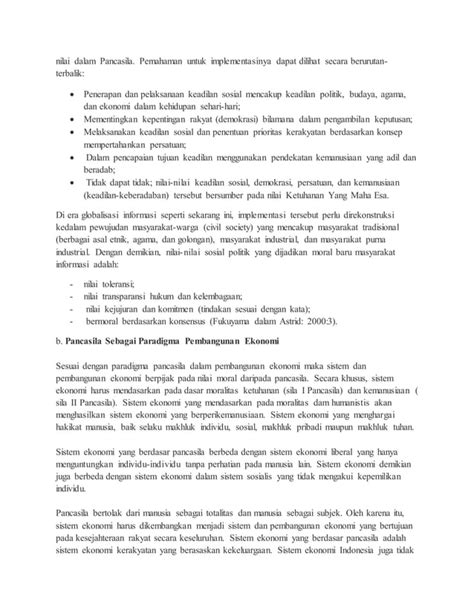 Pancasila Sebagai Paradigma Pdf