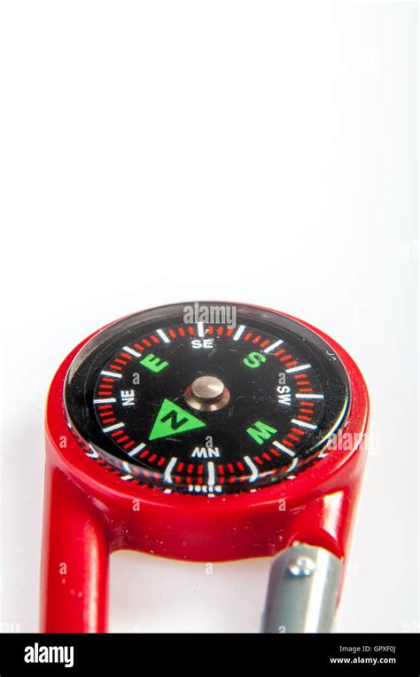 Compass showing north direction Stock Photo - Alamy