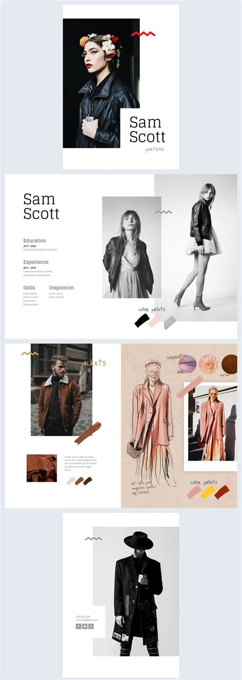 Free Fashion Design Portfolio Template Flipsnack