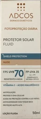 Protetor Solar Fluid Adcos Shield Protection Nude Fps Ml Mercadolivre