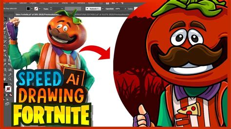 Tomato Head Dibujando Skins De Fortnite Speed Drawing Youtube