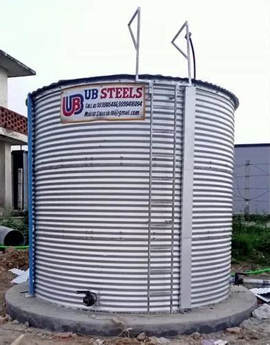 UB Steels Water Storage Steel Tank At Rs 3 1 Litre In Gurugram ID