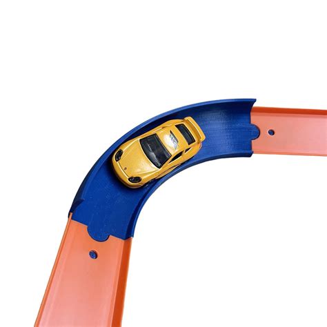 Set Of X Degree Banked Turn Curves Hot Wheels Compatible Track Tracks Etsy