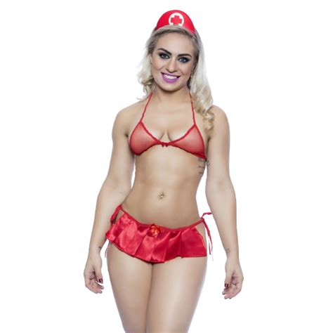 Mini Fantasia Bombeira Tamanho Único Pimenta Sexy Produtos Eróticos Sex Shop Shopee Brasil