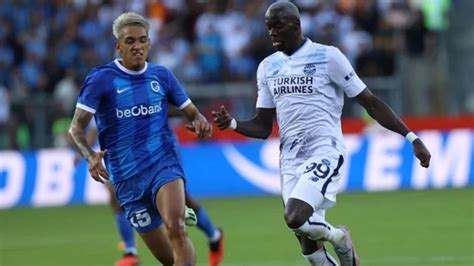 Adana Demirspor Genk e deplasmanda 2 1 mağlup oldu Son Dakika