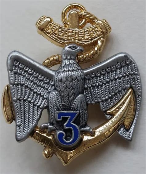 INSIGNE 3ÈME RIMA Régiment Infanterie de Marine Arthus BERTRAND