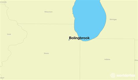 bolingbrook il bolingbrook illinois map worldatlascom
