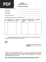family details submission form   social institutions