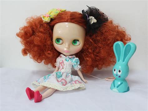 Blygirl Dark Brown Hair Nude Doll Blyth Doll Transparent Skin Ordinary Body Seven Joints Change