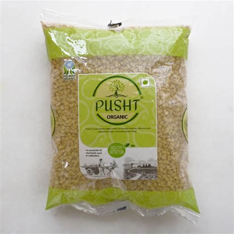 Pusht Organic Moong Dal Dhuli G Kg Avail Discount