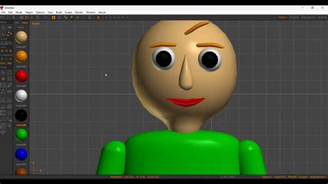 Im Trying To Make My Own Baldi Model 3 Bone Structure And Facial