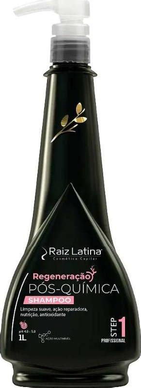 Shampoo Pós Química Raiz Latina Litro Regeneração Nutre