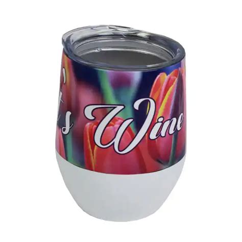 LumaSteel Sublimation Blank Stainless Steel Stemless Wine Tumbler