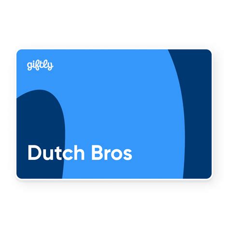 dutch bros gift card