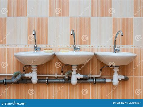 Wash Basin In The Toilet Stock Image Image Of Room Preschool 66864927