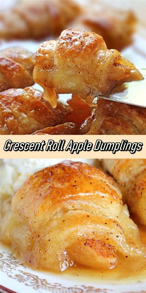 Crescent Roll Apple Dumplings Recipe Notes Crescent Roll Recipes