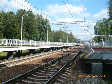 Northern Railway Platform Saint Petersburg