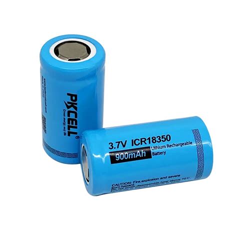 Hot Sale Manufacturer Icr 18350 3.7v Li-ion Battery Lithium Ion 18350 ...