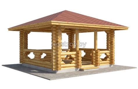 Готовые беседки для дачи из дерева. Купить беседку в Минске, под ключ.