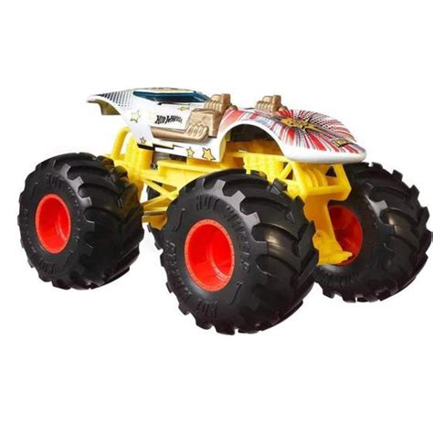 Hot Wheels Monster Trucks 1 24 Twin Mill GWK97 Mattel Carrinho De Brinquedo Magazine Luiza