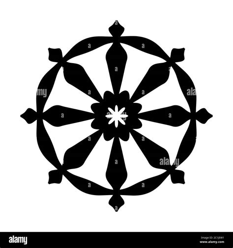 Rad Von Samsara Symbol Der Reinkarnation Der Kreislauf Von Tod Und