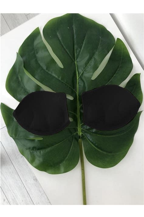 CUPSEA Mayo Bikini Için Double Dolgu Push Up Siyah Fiyatı Yorumları