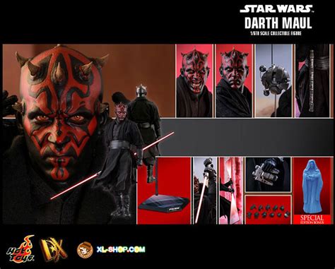 Hot Toys DX16B Star Wars Episode I The Phantom Menace 1 6th Scale Darth Maul Special