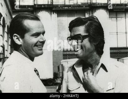 Jack Nicholson and producer Robert Evans CHINATOWN 1974 director Roman ...