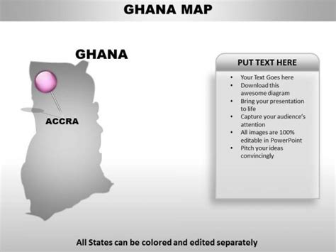 Ghana Country Powerpoint Maps Powerpoint Templates