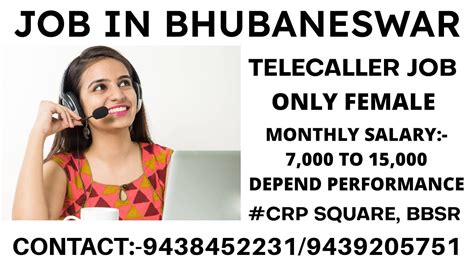 Female Telecaller Job In Bhubaneswar Urgent Requirement Female