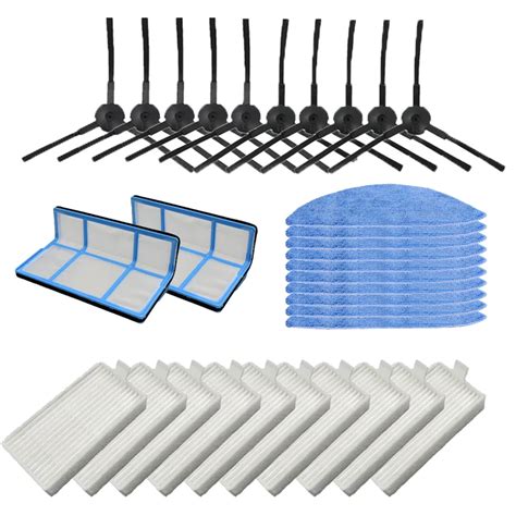 Боковая щетка первичный пылевой фильтр Hepa фильтр Швабра коврик для ...