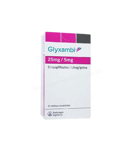 Empagliflozin Linagliptin Glyxambi 105 Mg 255 Mg Rx Medicine