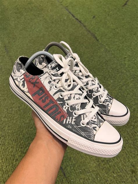 Converse All Star Ox Sex Pistols Men S Fashion Footwear Sneakers On Carousell