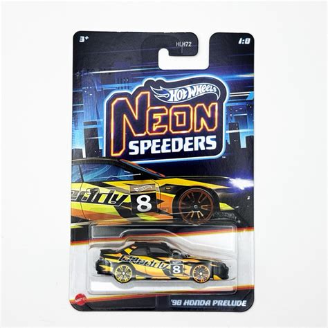 風火輪 Hot Wheels 霓虹系列 Neon Speeders Honda Prelude 蝦皮購物