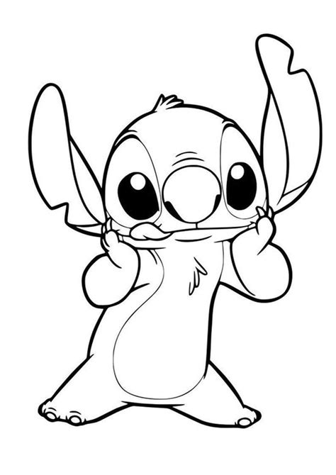 Free & Easy Stitch Coloring Pages