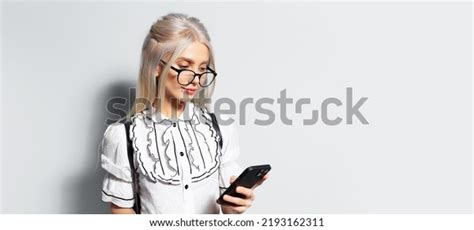 Studio Portrait Pretty Girl Blonde Hair Stock Photo Shutterstock