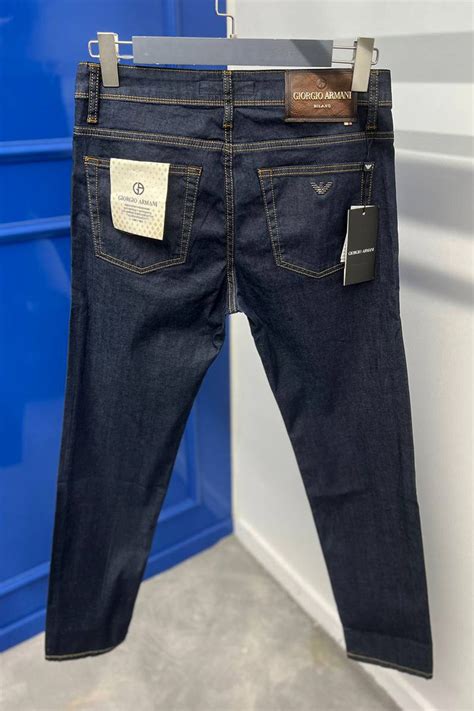 Emporio Armani EA7 Мужские джинсы тёмно-синего цвета Batal