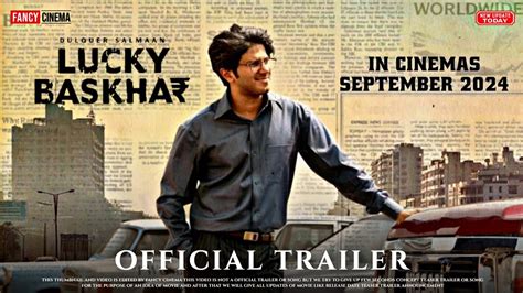 Lucky Bhaskar Trailer Update Dulquer Salmaan Meenakshi