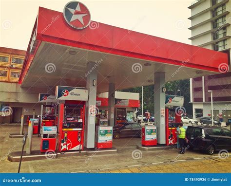 caltex gas station editorial photo cartoondealercom