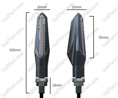 Sequential Dynamic Led Indicators For Ducati Monster