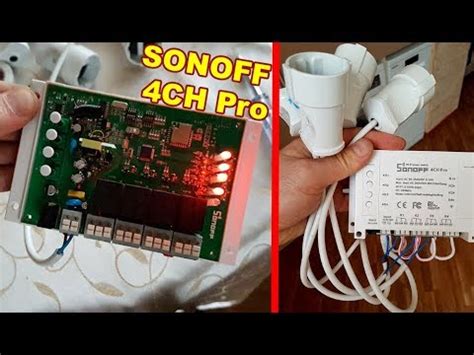 Detailed Connection SONOFF 4CH PRO / Installed the Smart House SONOFF ...