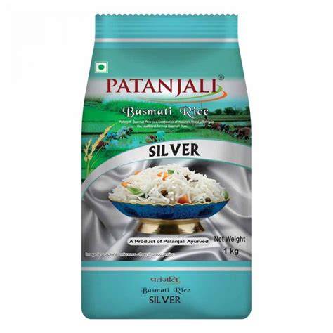 Рис Басмати премиум Silver Basmati Rice, PATANJALI, 1кг, Индия - купить ...