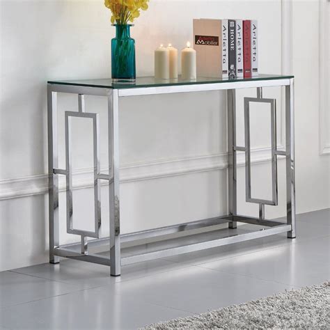 Console Tables | Steel console table, Glass console table, Console table