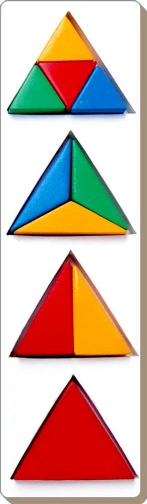 wooden fraction  triangle child age group   yrs  piece