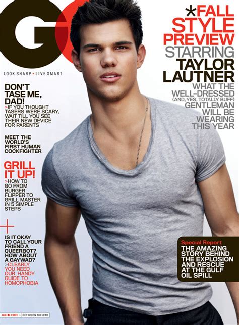 Taylor Lautner Shirtless Talks Hotness Living At Home Photos