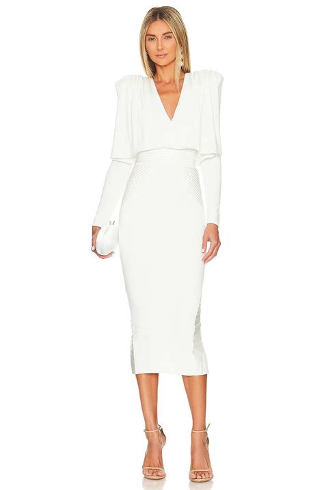 Zhivago Will Midi Dress In White Lyst