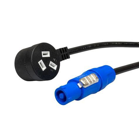 powercon power cable neutrik piggy  plug titan av